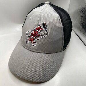 Macon Bacon Hat SnapBack Adjustable Gray MILB Minor League See Pics